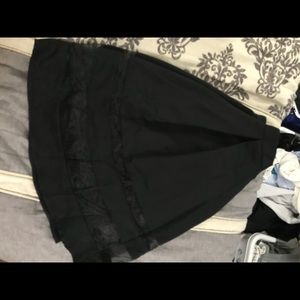 Express Size 0 black Skirt